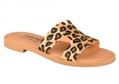 Σανδάλια γυναικεία | Δερμάτινα | Υφαντίδης | 120012 | Leopard - Υφαντίδης - 